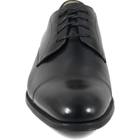 Florsheim Azzio Cap Toe Derby in Black - Picture 3 of 8
